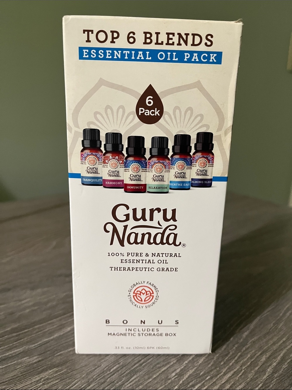 Guru Nanda Top 6 Blends Essential Oil Pack
